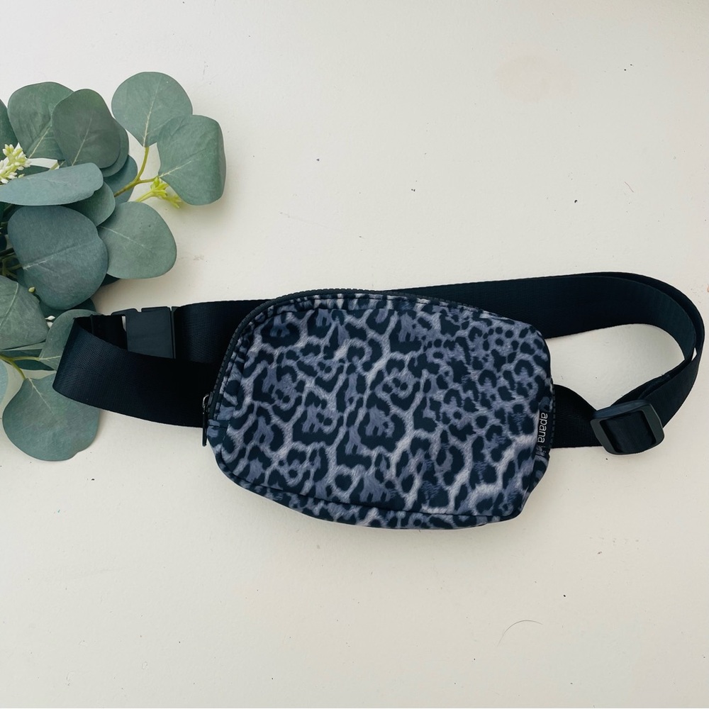 Apana Leopard Print See Me Run Belt Bag